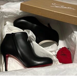 Christian Louboutin Belle 85mm calf bootie size 37.5